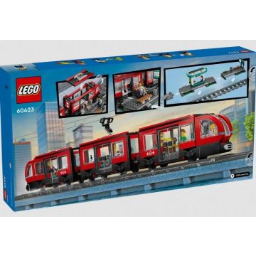 LEGO(R) CITY 60423 Tramwaj miejski ze stacją