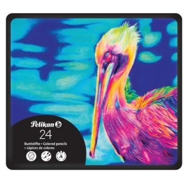 Kredki premium 24szt w metalowym etui