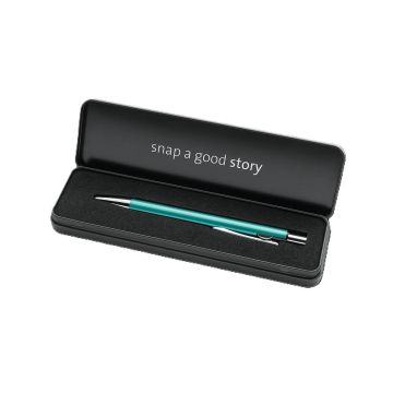 Długopis Snap K10 turkus metallic etui