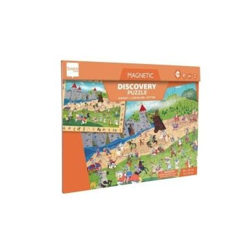 Puzzle magnetyczne i gra 2w1 Rycerze
