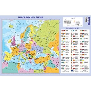 Podkładka na biurko Mapa Europy polityczna