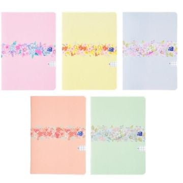 Zeszyt A5/32K kratka Floral (10szt) OXFORD