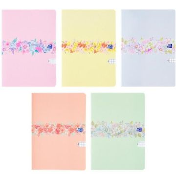 Brulion B5/96K kratka Floral (5szt) OXFORD
