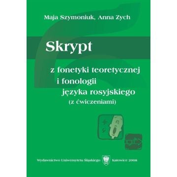 Skrypt z fonetyki teoretycznej i fonologii j. ros.