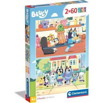 Puzzle 2w60 Super Kolor Bluey