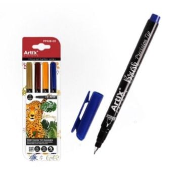 Markery z precyzyjną końcówką Wild Colors 4 kolry