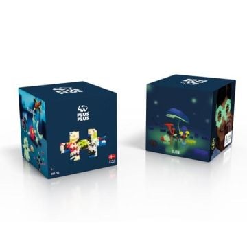 Klocki Plus-Plus Świecące w ciemności 600el