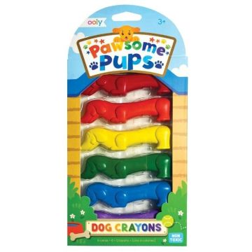 Kredki pieski Pawsome Pups 6szt