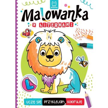 Uczę się, przyklejam, koloruję. Malowanka z...