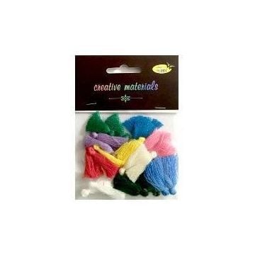 Frędzle w intensywnych kolorach 3cm 20szt