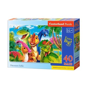Puzzle 40 Dinosaurs Selfie CASTOR
