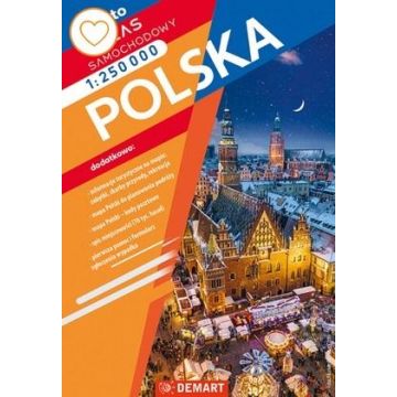 Polska Atlas samochodowy 1:250 000