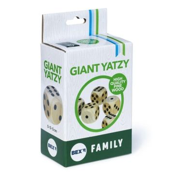 Gra plenerowa Gigantyczne Yatzy family Drewno