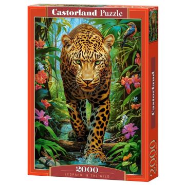 Puzzle 2000 Leopard in the Wild CASTOR