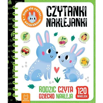 Czytanki-naklejanki. Uczę się czytać z zajączkiem