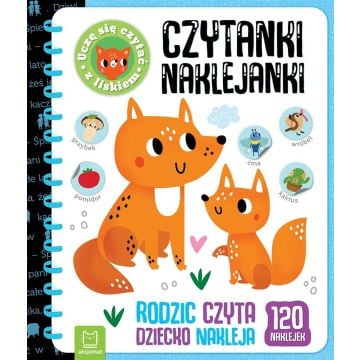 Czytanki-naklejanki. Uczę się czytać z liskiem