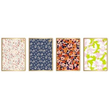 Zeszyt A5/80K kratka Metallic Floral (10szt)
