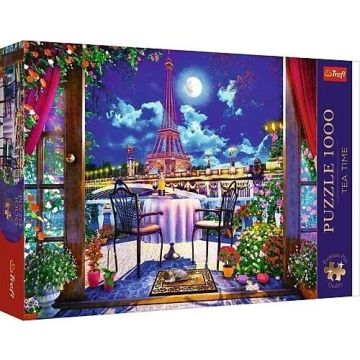 Puzzle 1000 Paryż w blasku księżyca TREFL