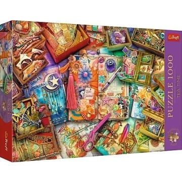 Puzzle 1000 Biurko dziennikarza TREFL