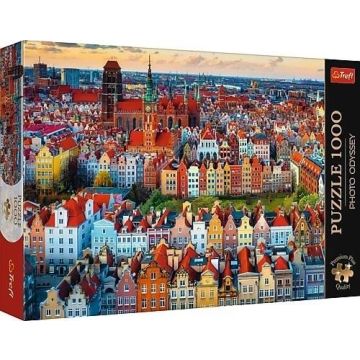 Puzzle 1000 Widok na Gdańsk, Polska TREFL