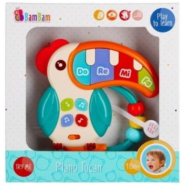 Pianinko tukan kolorowe BAM BAM