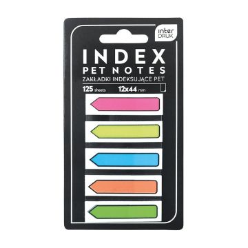 Zakładki indeksujące Pet Strzałki Neon 125szt