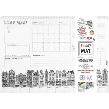 Mata transparentna Business Planer Funny Mat
