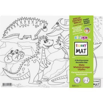Mata transparentna Dinozaury Funny Mat STRIGO