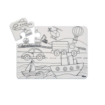 Puzzle Pojazdy Funny Mat STRIGO