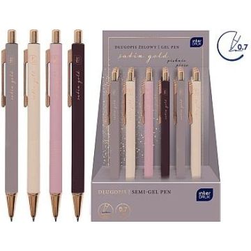 Długopis metalowy Satin Gold (24szt)