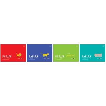 Papier kolorowy A4/10K BB Kids (10szt)