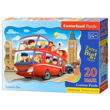 Puzzle 20 Maxi London Bus CASTOR