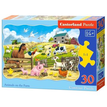 Puzzle 30 Animals on the Farm CASTOR
