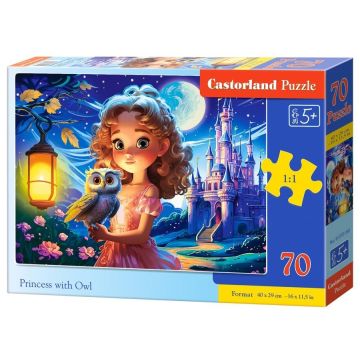 Puzzle 70 Princess with Owl CASTOR