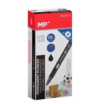 Marker do płyt CD 1.0mm czarny (12szt)