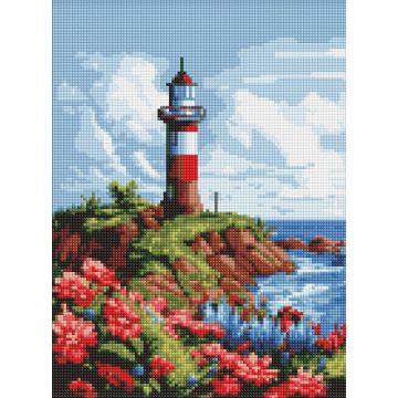 Diamentowa mozaika - Malownicza kraina 30x40cm