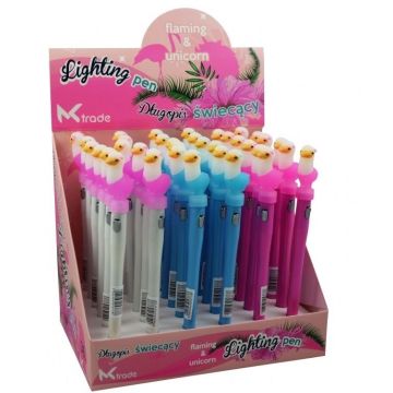 Długopis led swiecąca Lama 3 kolory (36szt)