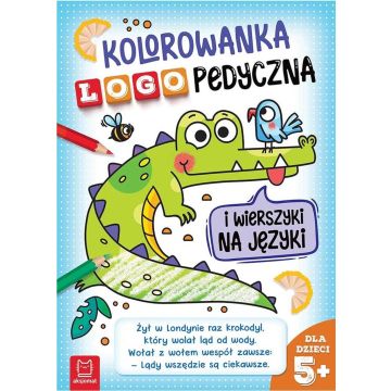 Kolorowanka logopedyczna i wierszyki na języki
