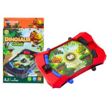 Mini gra zręcznościowa dinozaur piłka czerwona