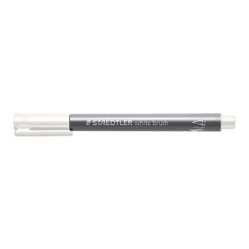 Flamaster pędzelkowy biały (10szt) STAEDTLER