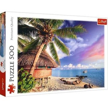 Puzzle 500 Wyspa Bora-Bora TREFL