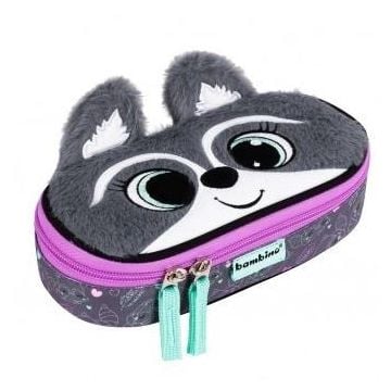 Piórnik saszetka z klapką Racoon