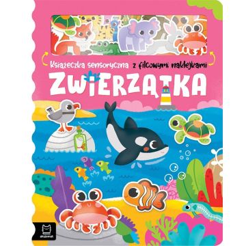 Zwierzątka. Książeczka sensoryczna z filcowymi...