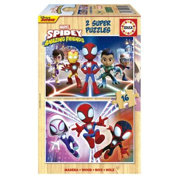 Puzzle 2x16 Spidey i Super-Kumple (drewniane)