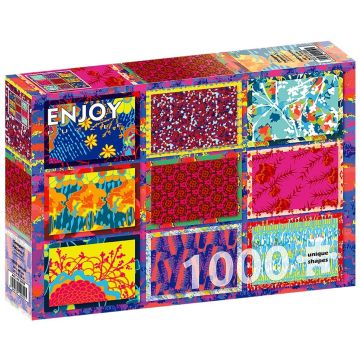 Puzzle 1000 Kolorowe wzory 5