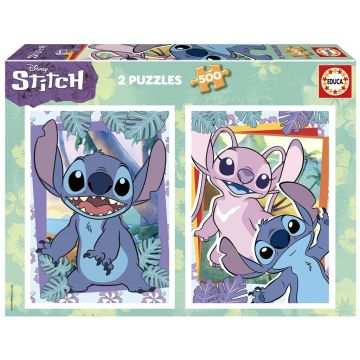 Puzzle 2x500 Lilo i Stich