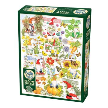 Puzzle 1000 Szczęśliwy rok skrzata G3