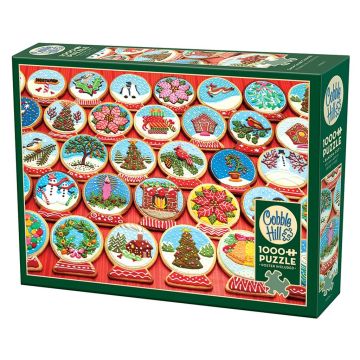 Puzzle 1000 Ciasteczka w kształcie śnieżnej kuli