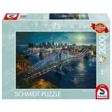 Puzzle PQ 2000 THOMAS KINKADE Światło księżyca G3