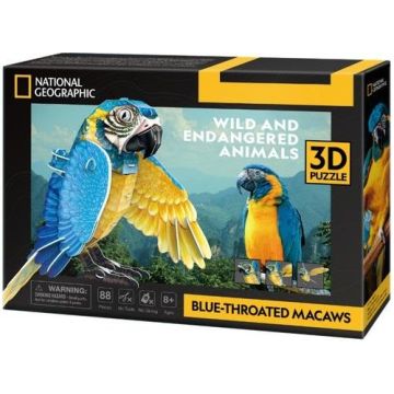 Puzzle 3D National Geographic Ara Szafirowa